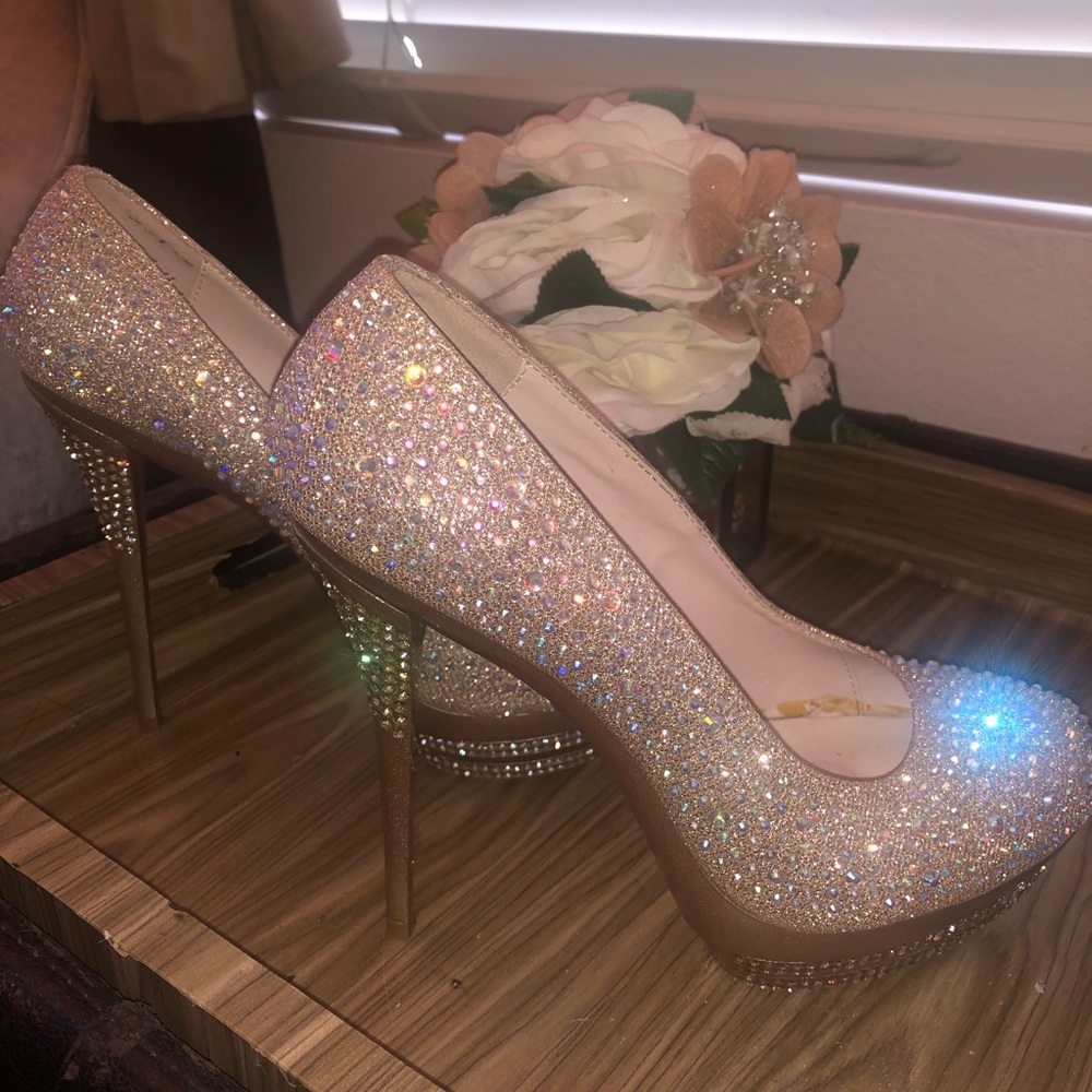De blossom collection bling heels